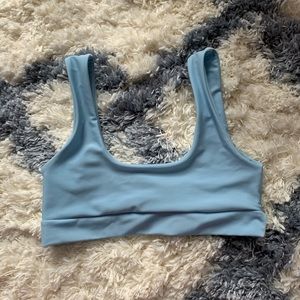 shein blue bikini top